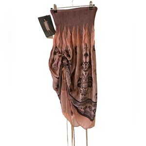 NWT Lapis Asymmetrical Dress &/or Skirt - Gorgeous & Versatile w/ 4 Sided Cinch